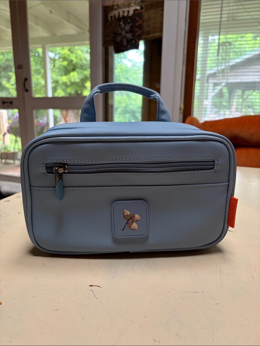 Stitch Light Blue Travel Golf or Toiletry Bag with Top Handle NEW